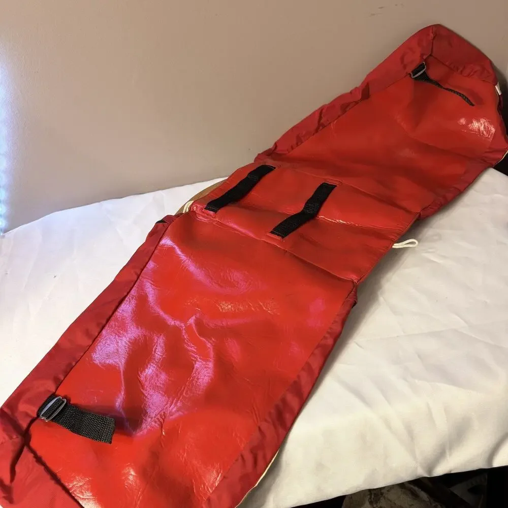 Vintage Trail on Dog Pack Red harness Backpack saddle bags trail Hiking Camping